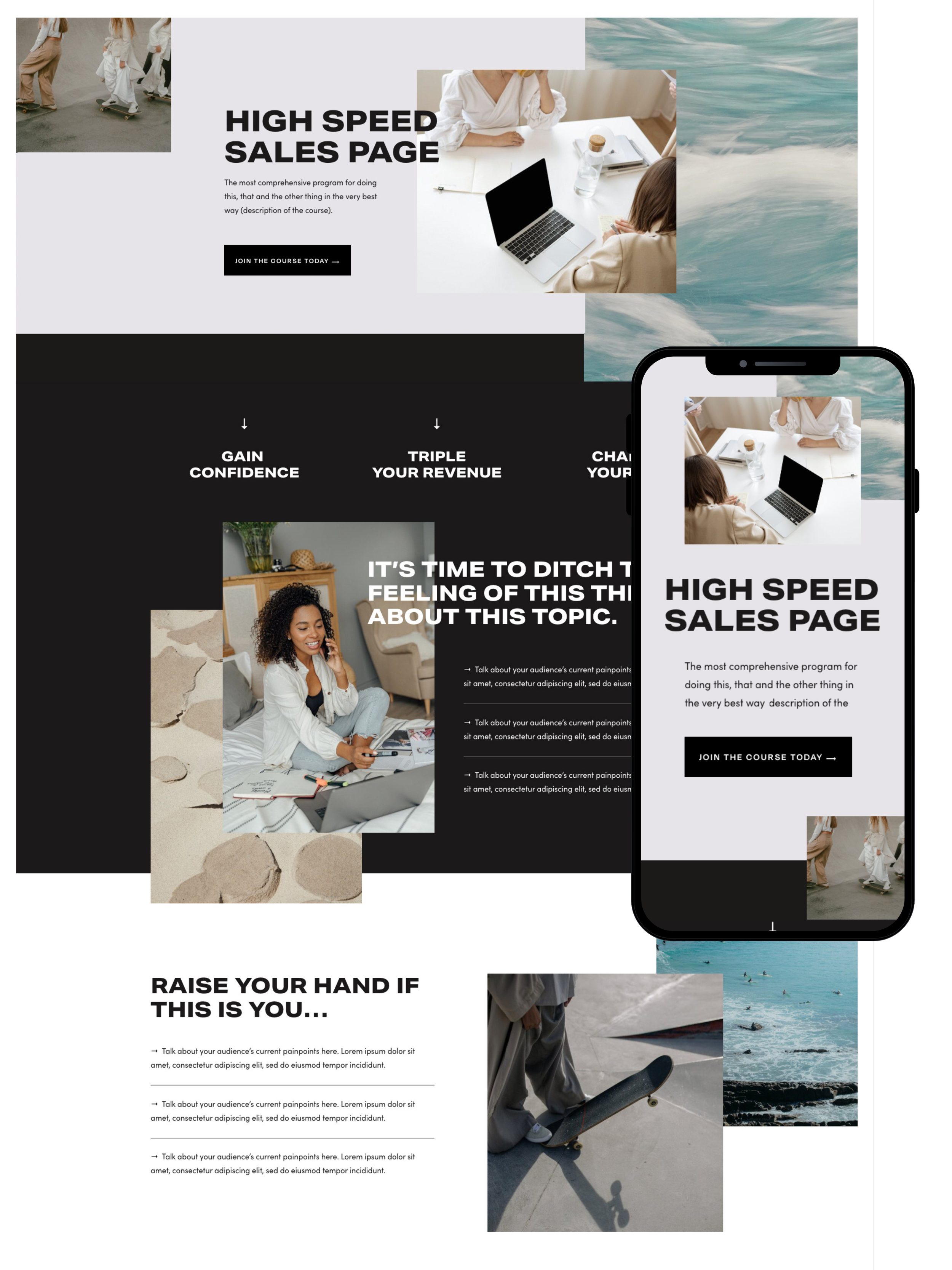 Sales Page Design | Elite Launch Design - Create in Qatar for Higher Conversions
