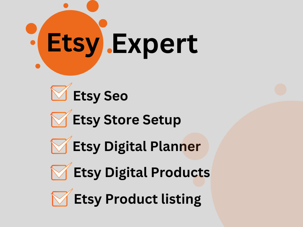 Etsy Shop Setup Service | Branding, SEO, Banner Design, Product Listings in Qatar