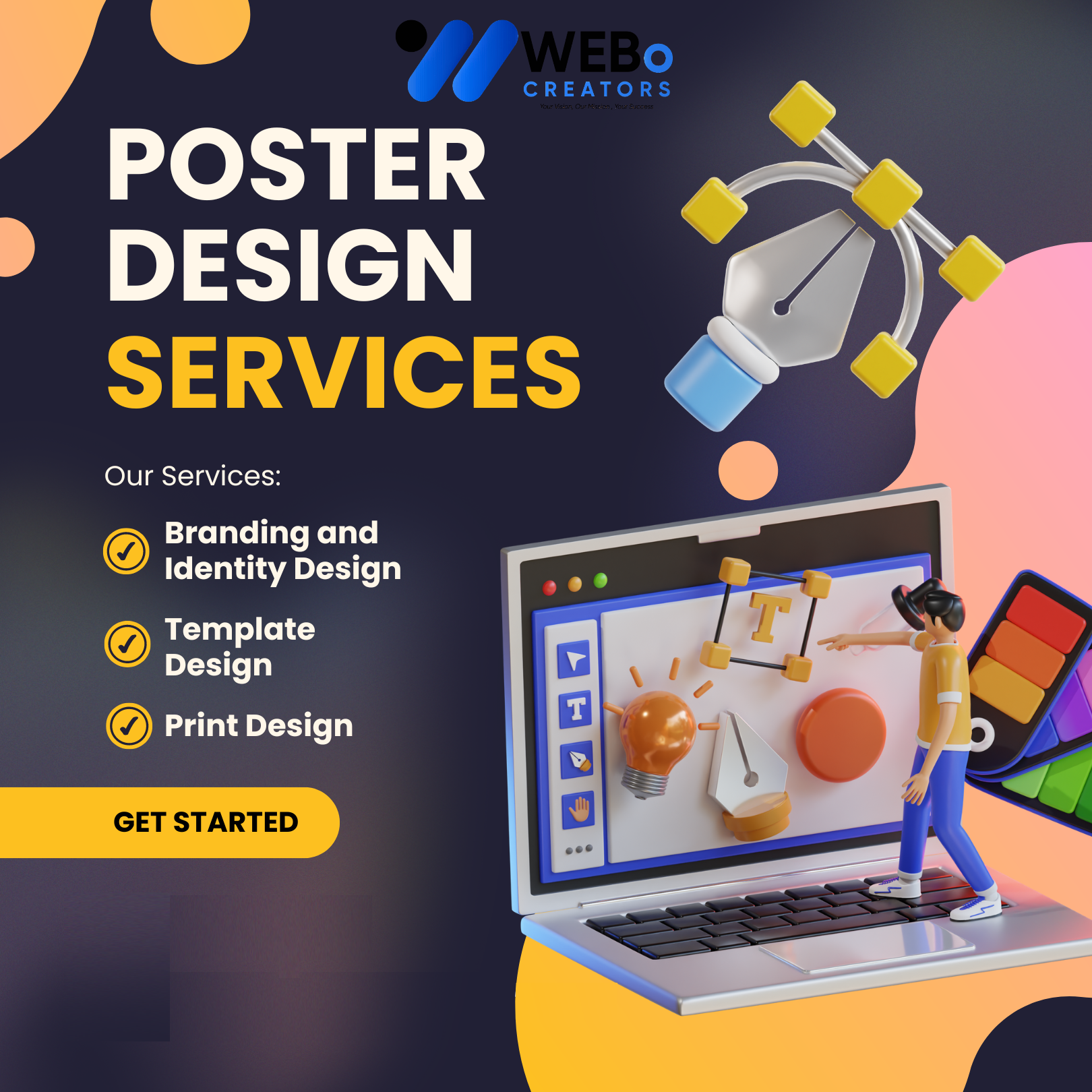 Poster Design Service | Get Powerful Advertising Poster in Qatar for Business and Events