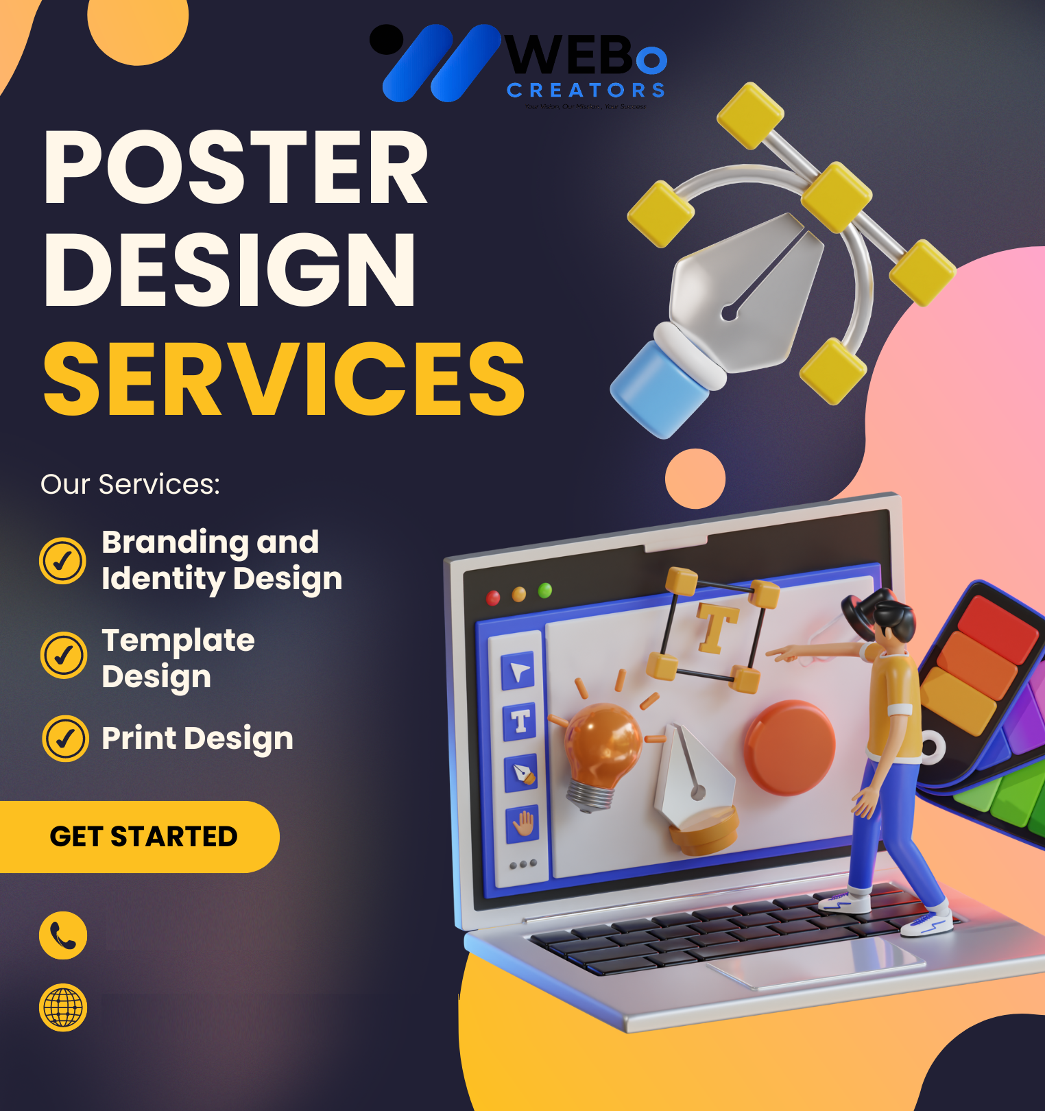 Best Print Design Services in Qatar Flyers Brochures Posters