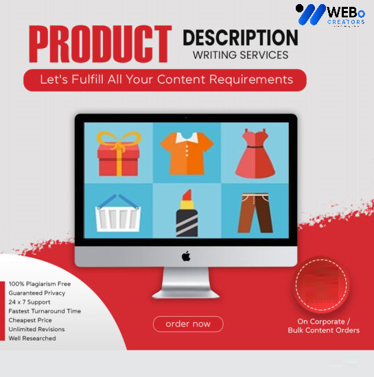 Product Description Writing Services | Best Digital Marketing Agency | Web Design in Qatar for online stores