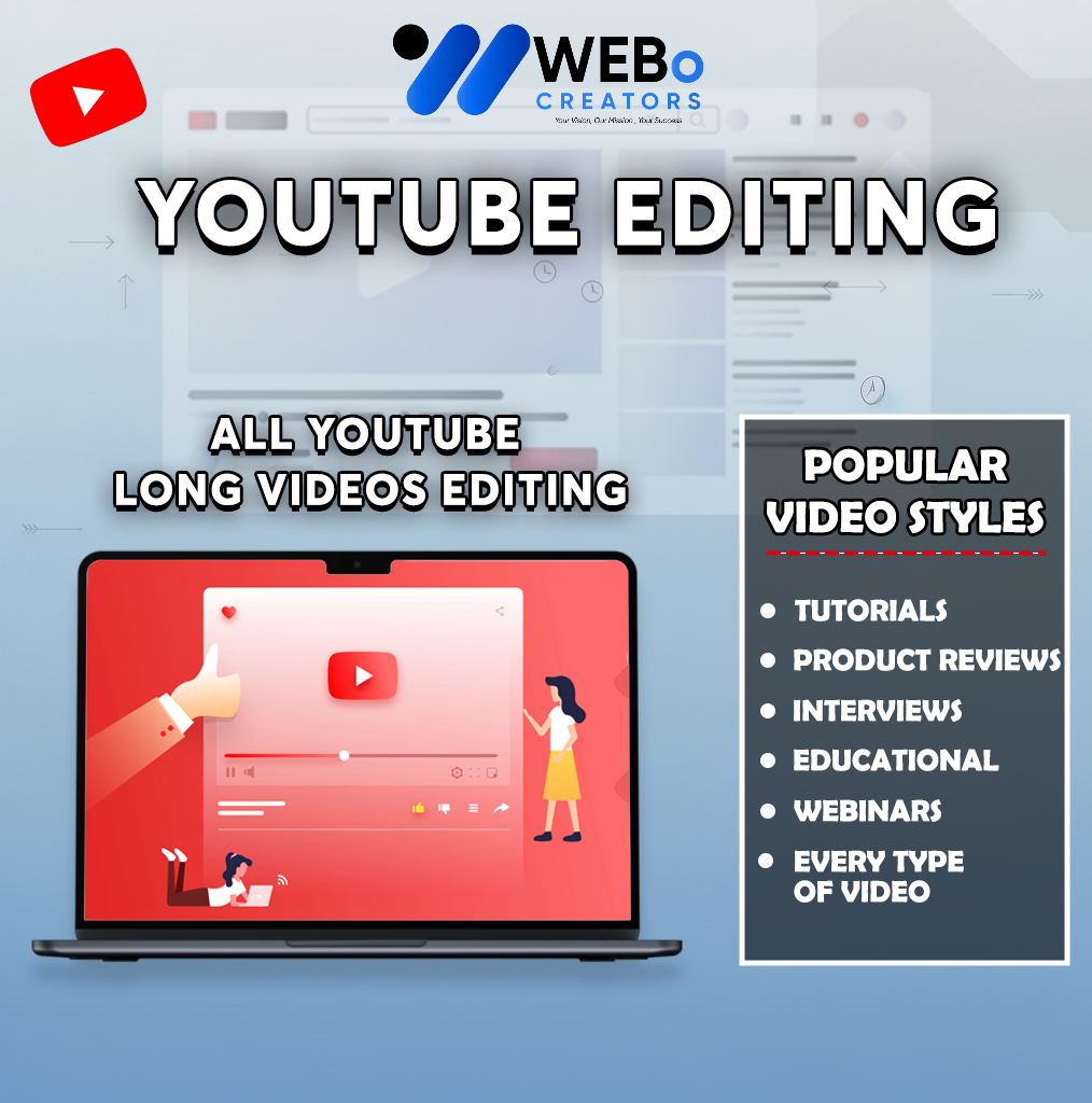 YouTube Video Editing Services at Affordable Cost - Hire Experienced YouTube Video Editors in Qatar